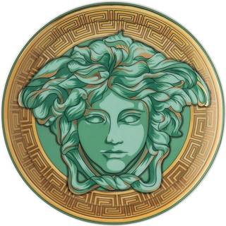 Rosenthal Tableware - 'Medusa Amplified' small plate, green coin in multicolour Porcelain
