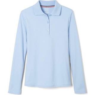 Fransk toastpigeres sm?b?rnsuniform lang?rmet polo med picot krave (standard & plus) lysebl? 2t