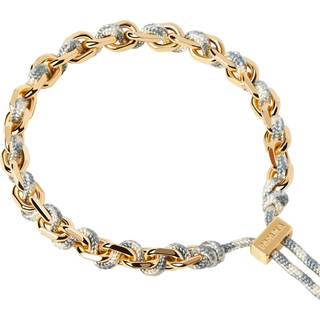 PDPAOLA Sky Rope And Chain Armbånd 18 kt. Forgyldt Sølv PU01-682-U - Dame - Polyester