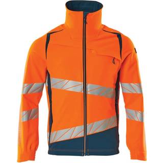 MASCOT ACCELERATE SAFE arbejdsjakke, hi-vis orange/mørk petroleum - M