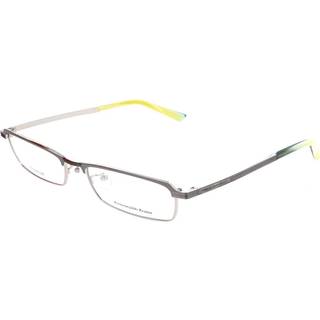 Zegna EZ5093D Asian Fit 014 55 Briller Mænd Brun - Shiny Light Ruthenium Silver - 55mm