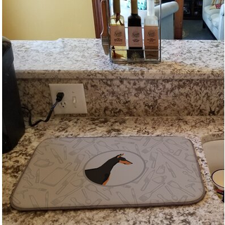 """" Caroline's Treasures CK2182DDM Doberman Pinscher i køkkenvasketørringsmaterne 14x21 multicolor """"