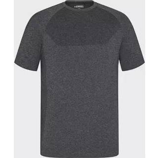 ENGEL X-treme sømløs T-shirt Black Melange 9056-600 L/XL