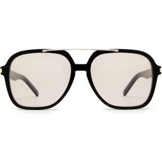 SAINT LAURENT Kvinde SL 545 001 Solbriller Acetat Sort Grå Firkantet Normal