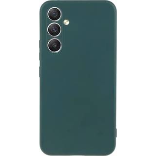 Samsung Galaxy A34 5G Anti-Fingeraftryk Mat TPU Cover - Armygrøn