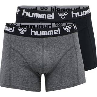 Hummel Mars 2pak underbukser i sort & mørkegrå til herre