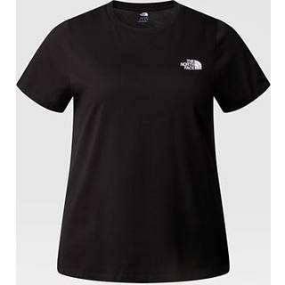 The North Face Women's Plus S/S Simple Dome Tee T-shirt Damer størrelse 2X farve sort