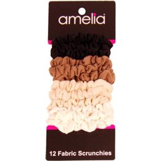 Amelia Beauty Earth Mix Jersey Scrunchies 2,25in diameter blid på hår Strong holder ingen hængende ingen buler eller folder. 12 pakke