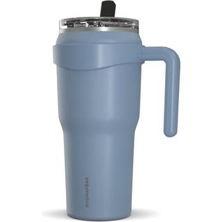 Hydrapeak roadster 40 oz tumbler med h?ndtag og halm l?g Praktisk 2 i 1 l?g tumbler l?g halm 40 oz tumbler med h?ndtag (moderne bl?)