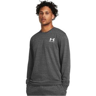 Under Armour Rival Terry Men's Crew Castlerock Light Heather / Onyx White L