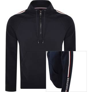 Tommy Hilfiger Herren Troyer blau unifarben