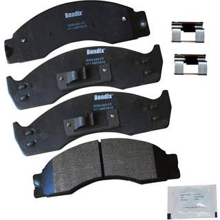 Bendix Priority1 CFM411 Semi-metalliske bremseklodser til udvalgte modeller Ford Econoline Super Duty E-450 E-550 F-53 Motorhome Chassis F-59 Com