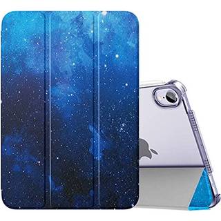 Moko Case Fit New iPad Mini 6 2021 (6. generation 8,3 -tommer) - Slim letv?gts h?rd back shell stand cover med gennemskinnelig frostet bagerste b