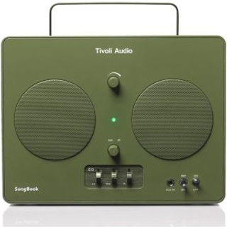 Tivoli Audio SongBook, Green Analog EG/AUX In/Forforstærker - Bluetooth Højtaler