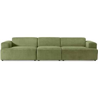 sofa i riflet fløjl Melva (4-personers)