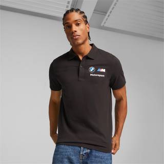 Men&#39;s Puma BMW M Motorsport&#39;s Polo T-Shirt, Black T-Shirt, Size XS T-Shirt, Clothing - Black - XS