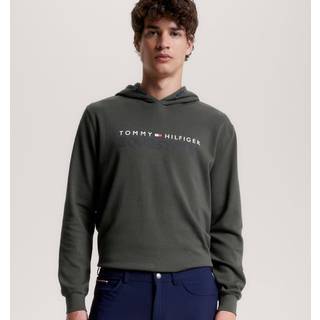 Tommy Hilfiger - Herre, fleece hoodie, grøn - XL
