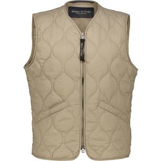 Marc O'Polo Herren Steppweste beige unifarben