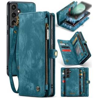 Samsung Galaxy S24 FE Caseme C30 Multifunktionel Pung - Blå
