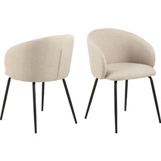 Eleanor Spisebordsstol med armlæn - Beige