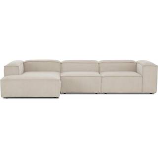 Modulær hjørnesofa Lennon i riflet fløjl