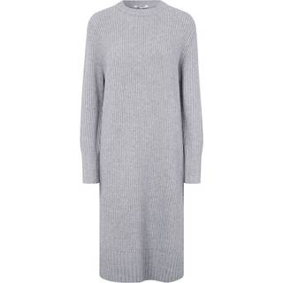 Sondra-M Strikkjole, Light Grey Melange, S/M