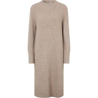 Sondra-M Strikkjole, Fossil Brown Melange, S/M