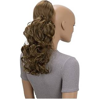 CAISHA 18 """" H?rstykket hestehaleudvidelser Volumin?s b?lget brun pH21