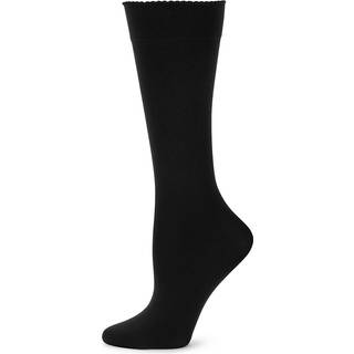 Wolford VELVET DE LUXE 50 KNEE-HIGHS 7212 Nearly Black Medium