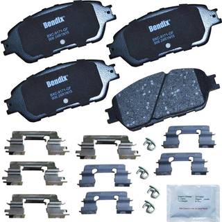 Bendix Priority1 CFC906 Keramiske frontbremseklodser til Lexus ES300 2003-2002 ES330 2006-2004 Toyota Avalon 2007-2005 Camry 2006-2005 Sienna 201