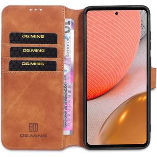 DG-Ming Wallet 3-kort Samsung Galaxy A72 5G  - kaffe