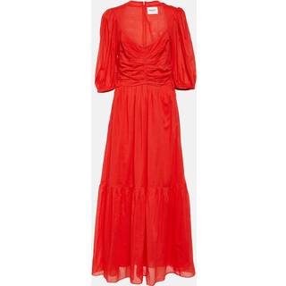 Marant Etoile Leoniza cotton maxi dress - red - XXS