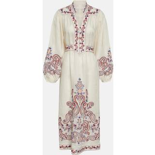 Zimmermann Printed linen midi dress - multicoloured - S