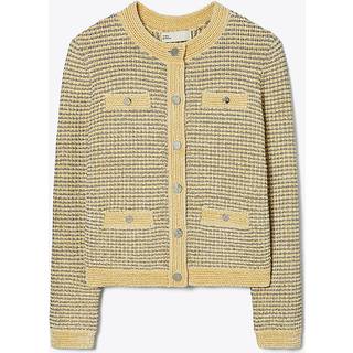 Tory Burch Kendra striped velvet cardigan - multicoloured - S