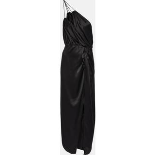 The Sei One-shoulder silk midi dress - black - XXS