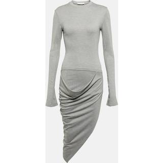 JW Anderson Draped jersey midi dress - grey - XL