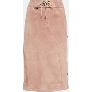 Tom Ford Plonge leather midi skirt - black - S