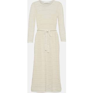Zimmermann Ginger ribbed-knit midi dress - white - M/L
