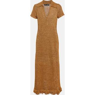 Proenza Schouler Tassel-trimmed midi dress - brown - L