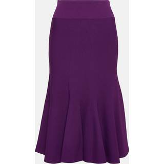 Stella McCartney Stretch jersey midi skirt - purple - L
