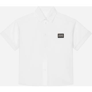 Dolce&Gabbana Kids Logo cotton jersey shirt - white - Y 10