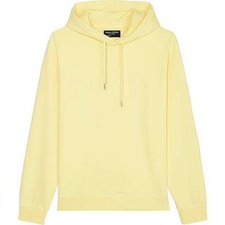 Marc O'Polo Herren Hoodie gelb Logo und Motiv