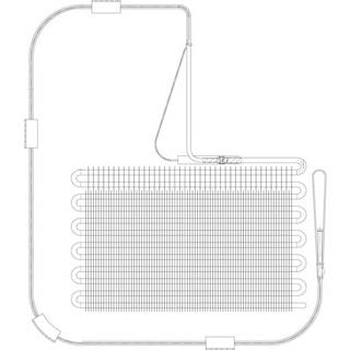 Electrolux fordamper, vertikal, fryser 2266517024