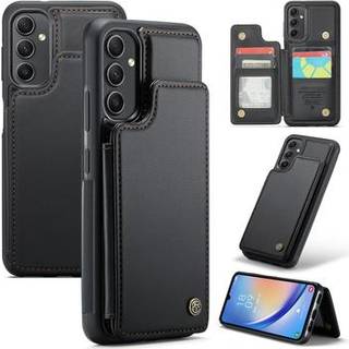 Samsung Galaxy A54 5G Caseme C22-etui RFID-kortpung - Sort