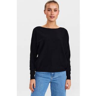 NÜMPH - Nudaya Pullover - Caviar - XXL - Sort - Knit