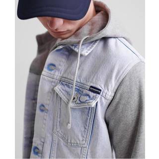 Superdry Highwayman truckerjakke med hætte