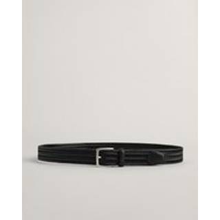 GANT Herre Flettet elastisk bælte af læder (95/38) Sort