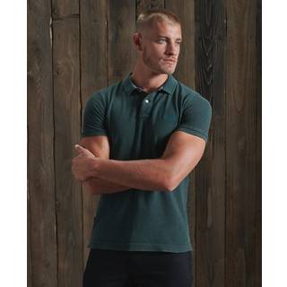 Superdry Poloshirt Vintage Destroyed i økologisk bomuld