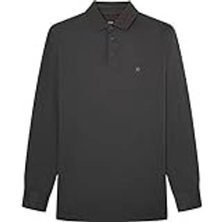 HACKETT Herren Polo-Shirt blau gemustert Slim Fit