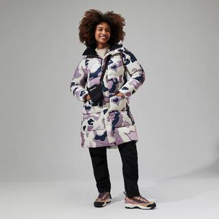 Women's Combust Reflect Long Insulated Jacket - Purple/Natural
